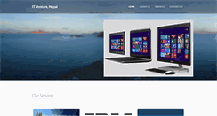 Desktop Screenshot of itventurenepal.com