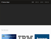 Tablet Screenshot of itventurenepal.com